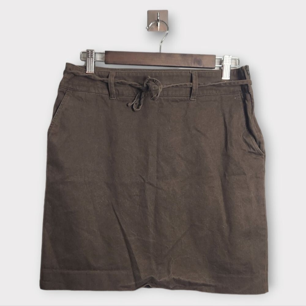 Lacoste Vintage Straight Belted Mini Skirt 8